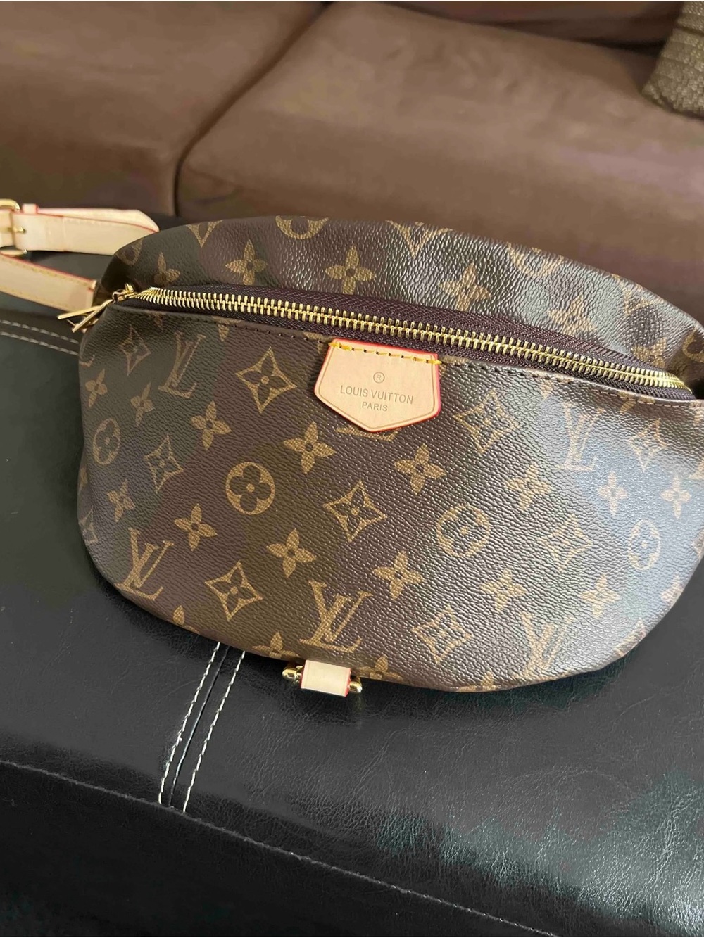 Louis Vuitton Brown Monogram Canvas Belt Bag